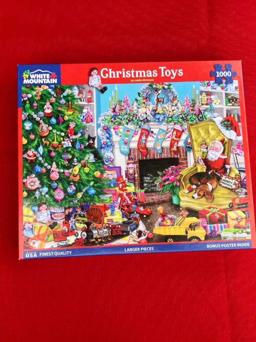 White Mountain Puzzle -Christmas Toys